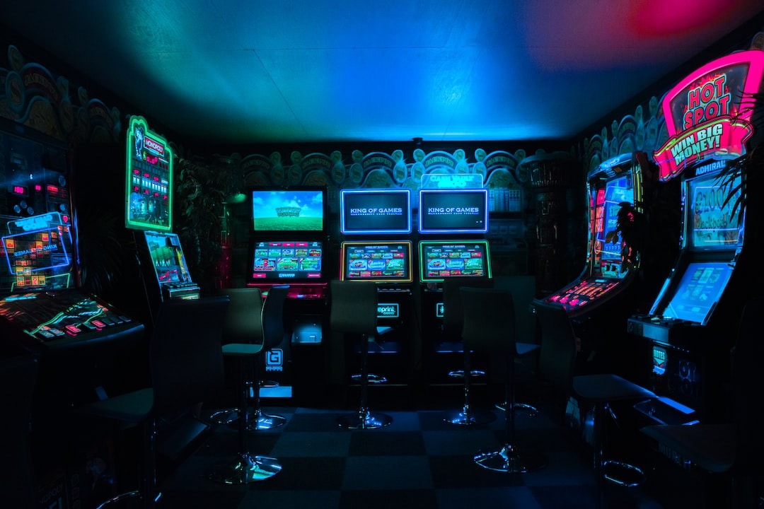 Gaming arcade background